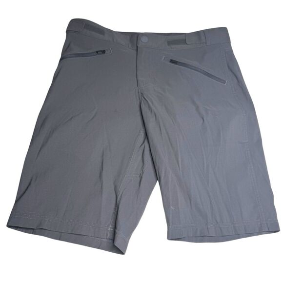 Icebreaker Men's Wool Blend Adjustable Waist Hiking Persist Shorts Gray Small - Picture 1 of 9